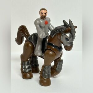 Imaginext SIR ANGUS Knight Armored Horse Figures Fisher Price 2011